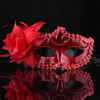 Factory Direct Sales Halloween Mask Makeup Dance Big Baihua Princess Mask Female Feats and Half Face