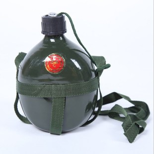 Wholesale Vintage 87 Army Green Kettle Aluminum Army Fan Outdoor Travel Kettle Thickened Large Capacity Kettle Military Training Kettle