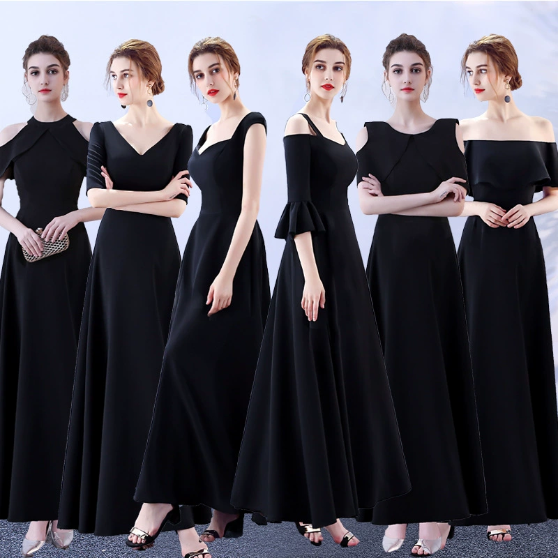 Вечернее платье, длинное платье для подружек невесты, приталенное, AliExpress