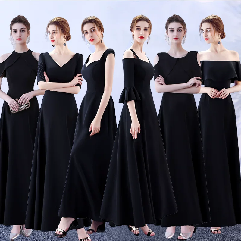 Вечернее платье, длинное платье для подружек невесты, приталенное, AliExpress