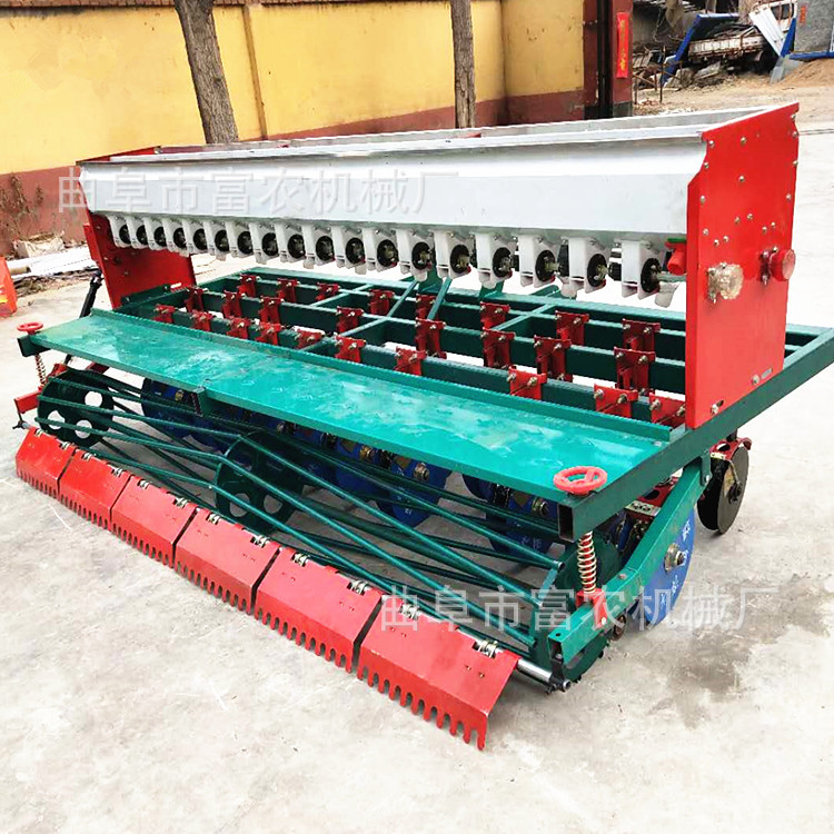 大型宽幅10行小麦播种机 水稻直播机多功能稻麦大豆播种机