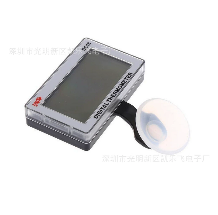 DC16 термометр с присоской высокая низкая температура автоматическая сигнализация (по умолчанию высокая температура 28 ℃, низкая температура 18 ℃)