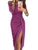 Evening dress, European style, Amazon, hip-accented