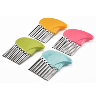 Factory direct supply stainless steel wave potato cutting manual multi-purpose slicer cutting French fries kitchen gadgets
