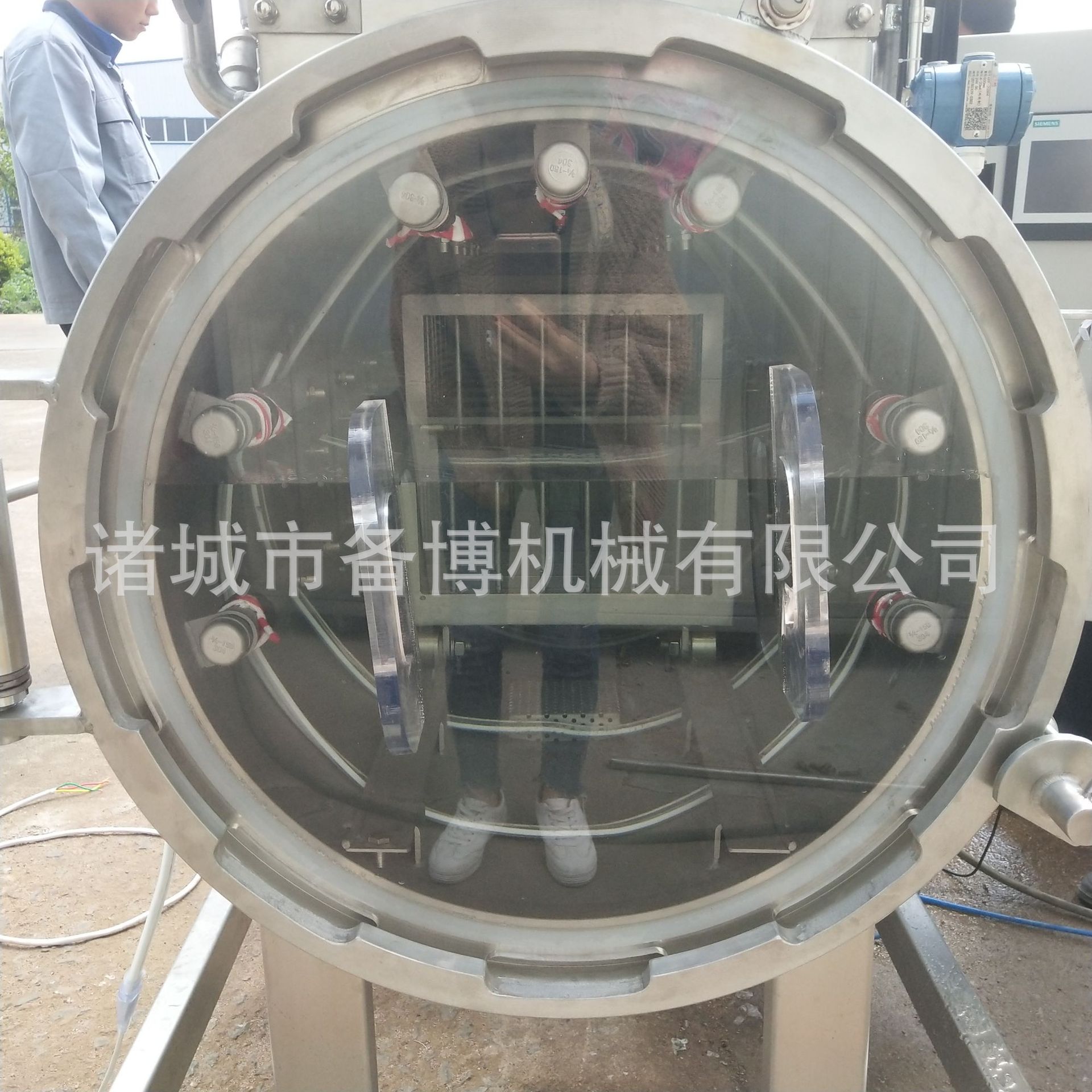 供应备博机械双层水浴式高温全自动杀菌锅 小型食品杀菌