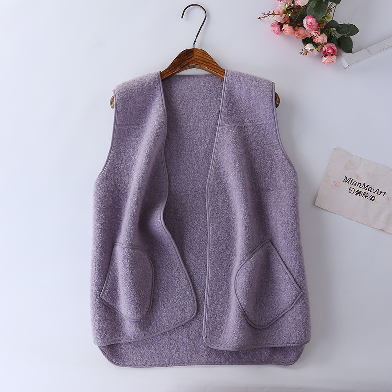 Gilet femme en Mélange de laine - Ref 3317685 Image 8