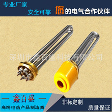 導熱油不銹鋼加熱器 鍋爐電熱管 水箱絲扣加熱棒 DN40 DN50