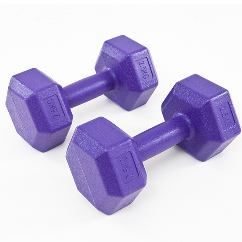 Fixed sleeve men's hex dumbbell 5kg 10kg dumbbell 20kg dumbbell women's home fitness equipment
