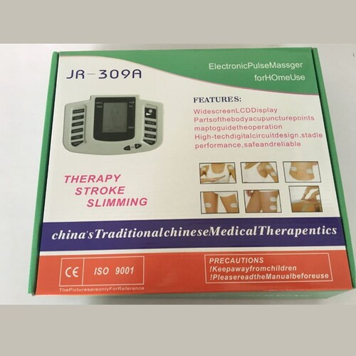 Cross-border Bestselling Digital Meridian Massage Device Microcurrent Medium Frequency Meridian Therapy Device JR-309A Pulsed Massage Device