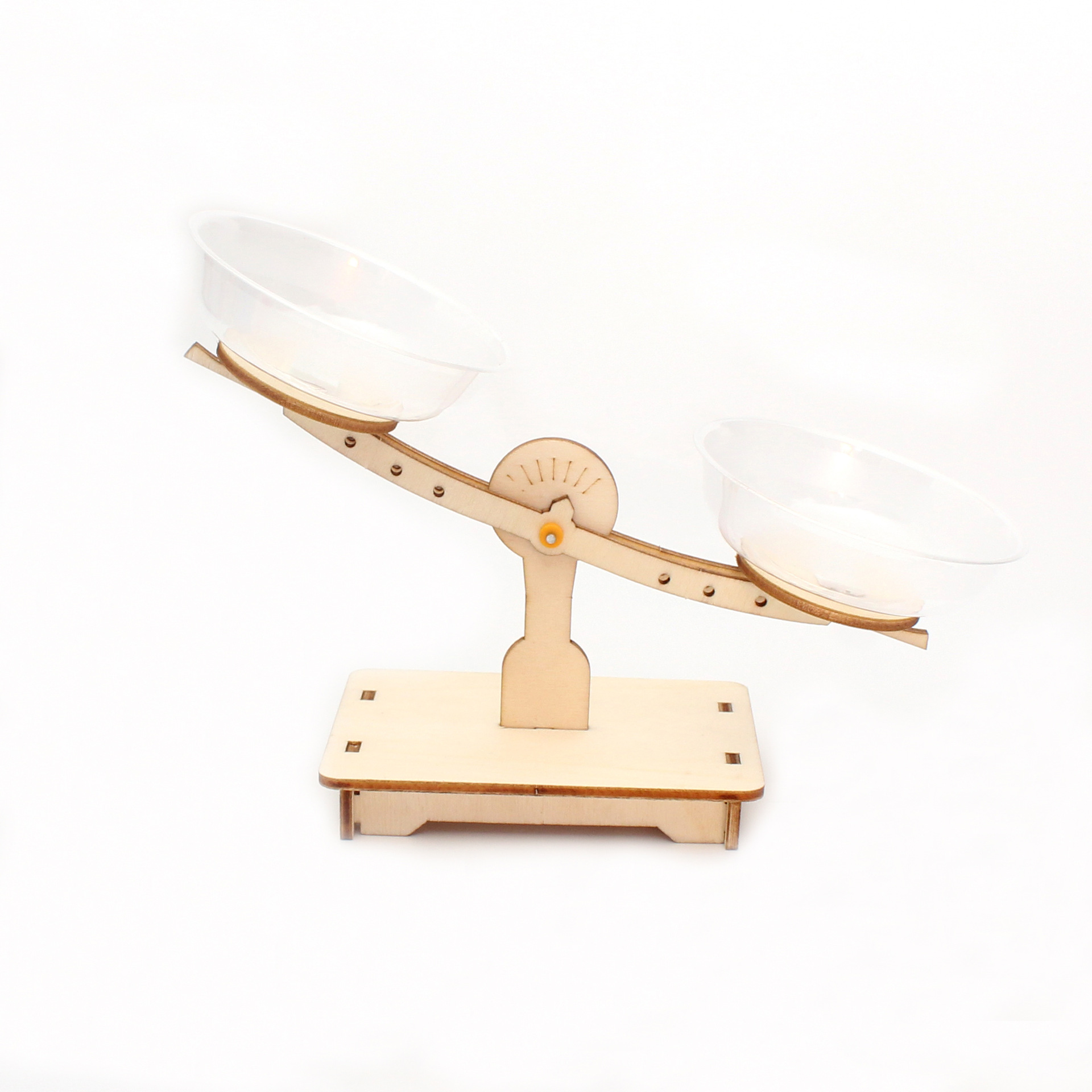 Close-up of Wooden Scale