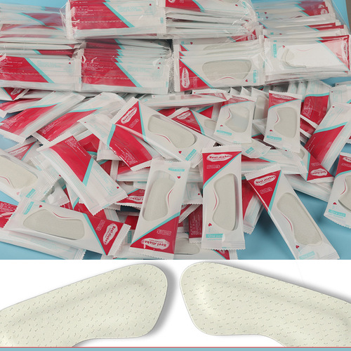 Heel sticker Pigskin pattern heel pad half size pad anti-wear foot anti-falling imitation heel sticker running shoes sticker