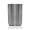 Metal flowerpot stainless steel