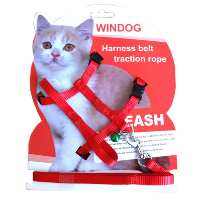 Pet Supplies Manufactor wholesale Cat nylon Traction rope Cat chain A variety of Multicolor Optional