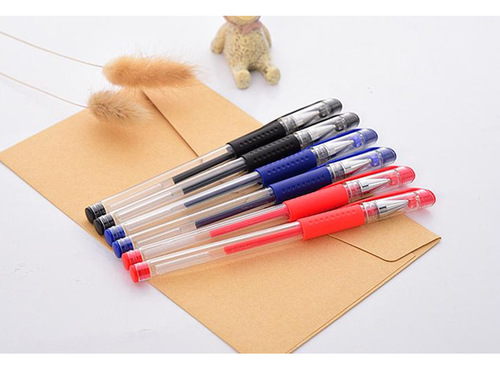 True Color Gold Decoration 009 European Standard Neutral Pen 0.5mm Signing Pen Black Water Pen Office Writing Carbon Pen Water Pen 