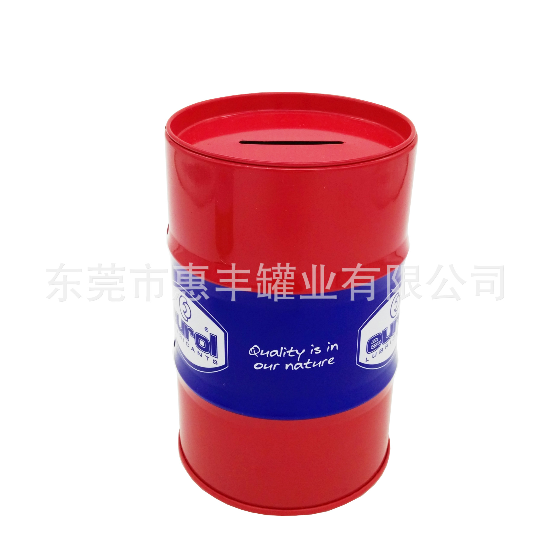 生产圆形油桶形状铁罐 储蓄存钱罐 毛巾礼品衣服罐 铁盒TIN BOX