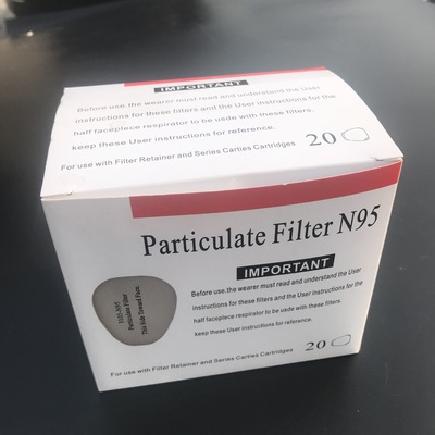 20片裝英國佰得威防毒面具過濾棉 白色濾毒棉油漆化工甲醛裝修