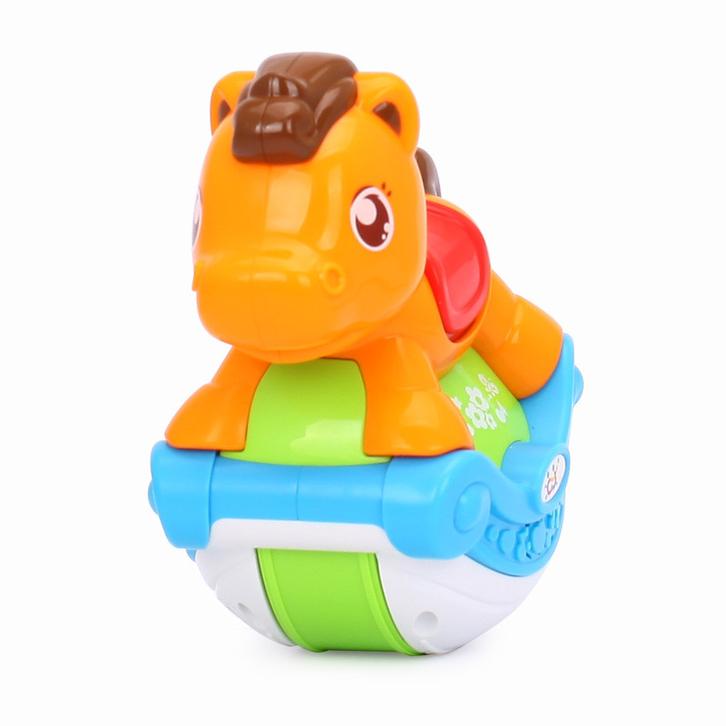 天源玩具汇乐玩具887B动物滑行乐小马音乐摇马可滑行学爬行|ms