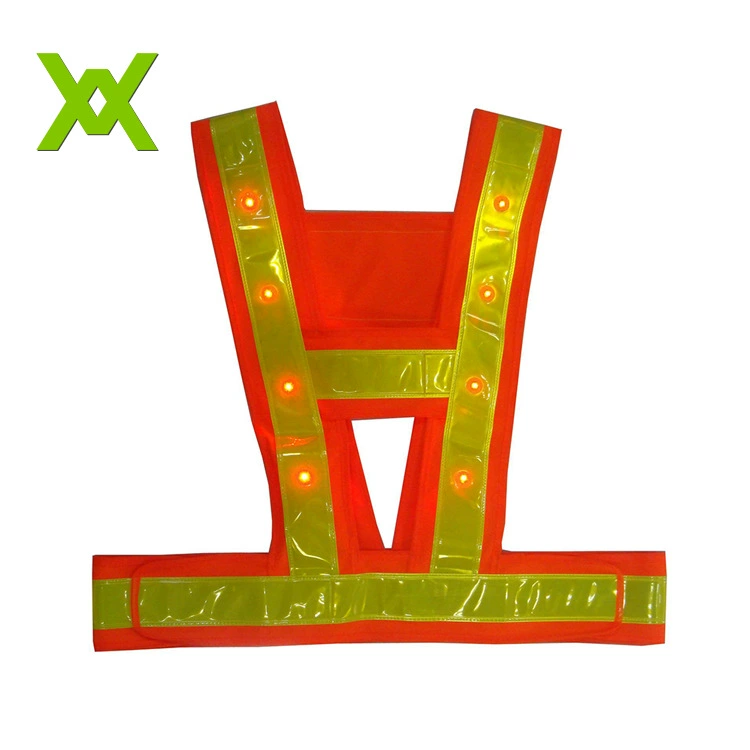 A-образный Светодиодный отражатель одежды V-образный дорожный командный зажим для лошади с различными мигающими эффектами на спине можно напечатать
