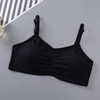 Cotton tube top for elementary school students, sponge protective underware, wireless bra