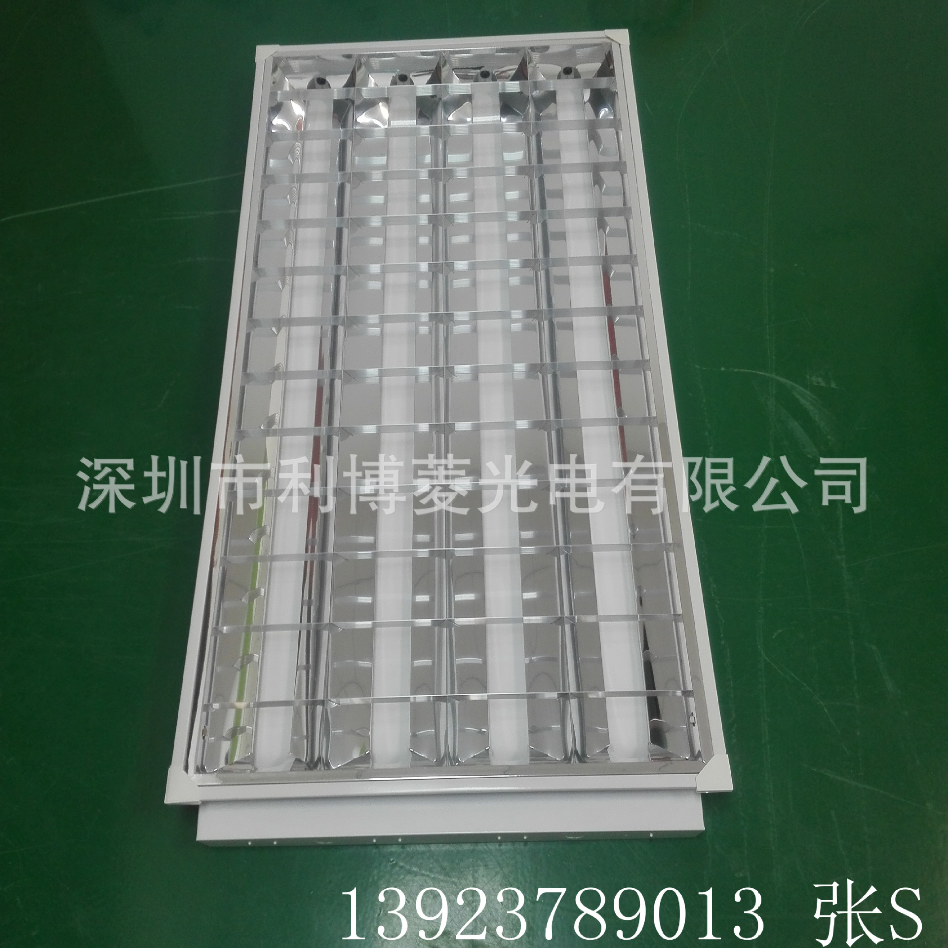 带网格三管led格栅灯 医院大厅专用日光格栅灯盘 嵌入式格栅灯-阿里巴巴