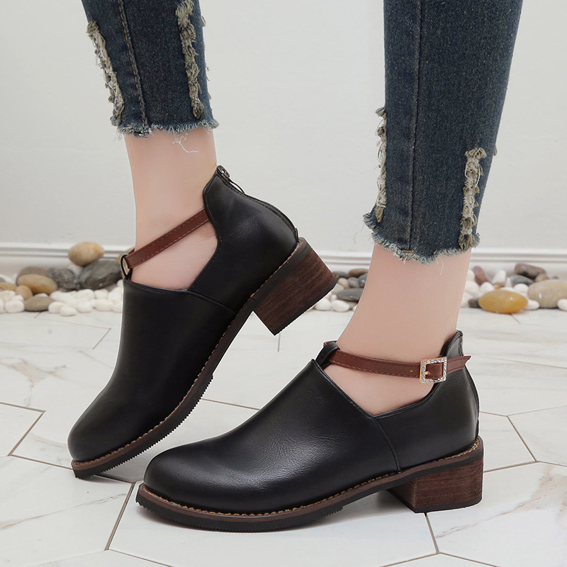 Bottes femme en PU artificiel - Ref 3355107 Image 3