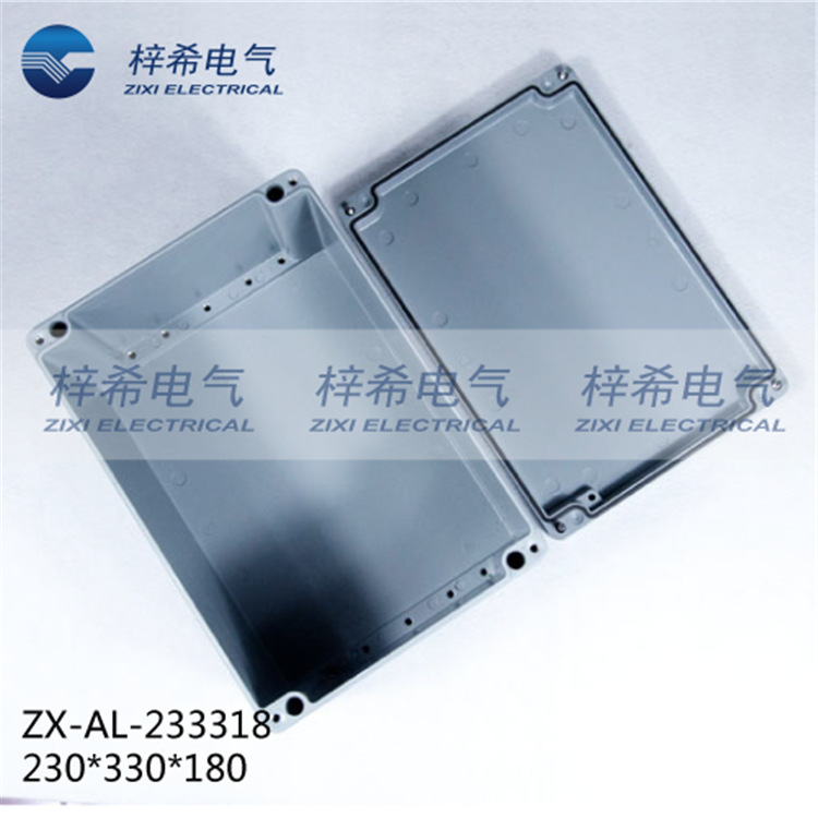 铸铝接线盒 ZX-AL-332318 330*230*180 防水接线盒IP66户外接线盒
