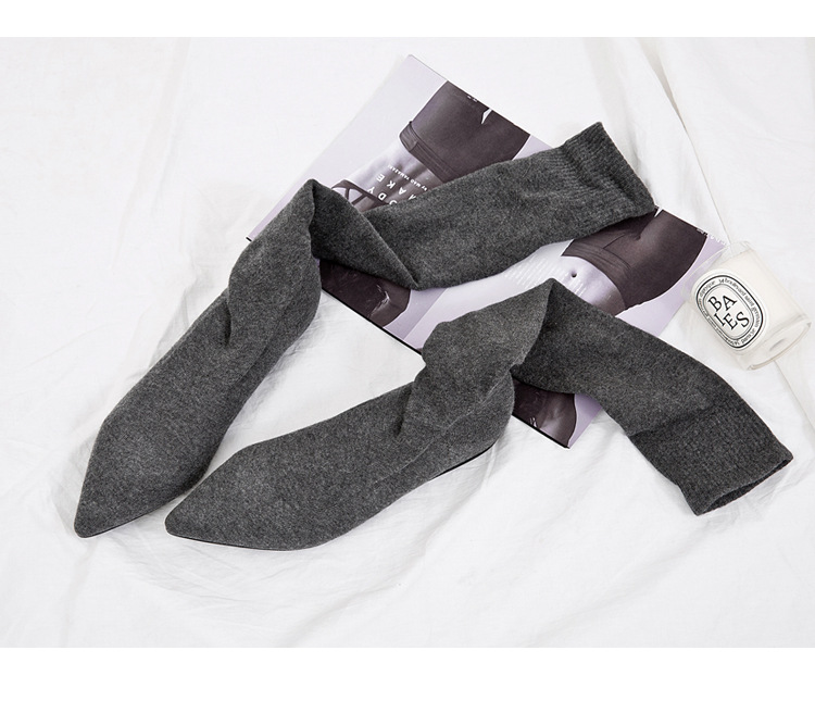 Bottes femme BU SHIQI en Tricot - Ref 3354973 Image 27