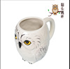 Harry Potter Cat Eagle Mark Cup 3D Stereo -shaped Olflord Ceramics Coffee Cup Creative Office Cup