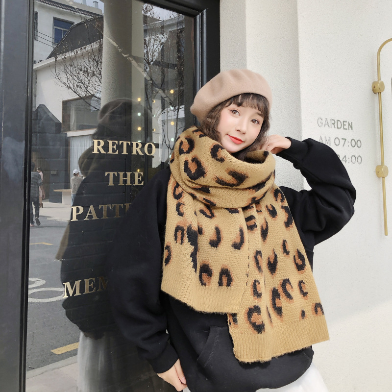 Long Thick Knitted Scarf NSCM101080