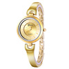 Quartz metal gold watch, ultra thin watch strap, quartz watches, wholesale