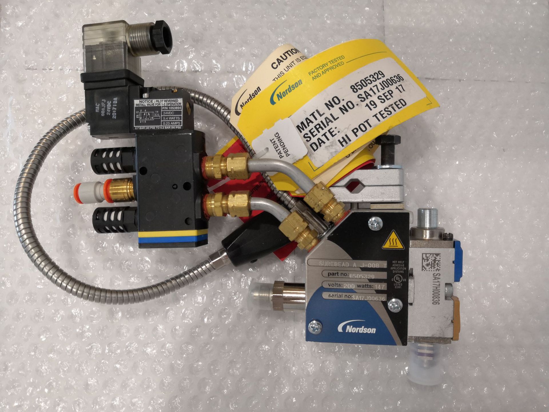 诺信NORDSON 胶枪HOT MELT 气开气关喷枪 8505768 8505329