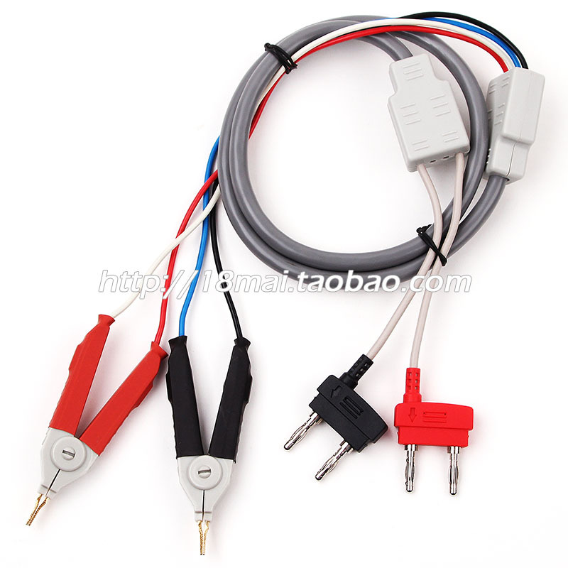 金科JK26050S LCR数字电桥测试线四端开尔文线缆代替同惠TH26050S