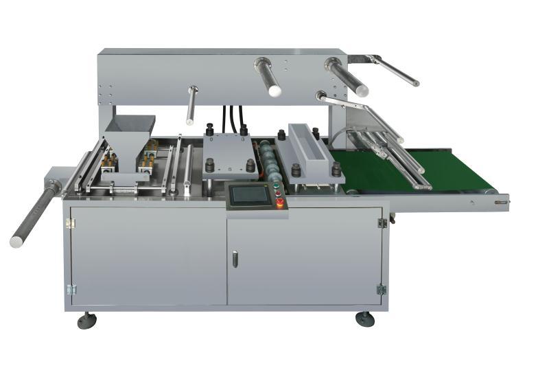 建拓机械CJ-450A一出四大脚贴卧式包装机灌装机450*300大成型面积