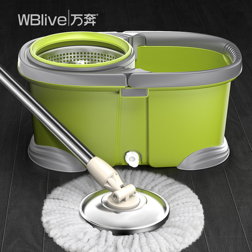 Manufacturer Wanben spin mop household good god mop wooden floor mop gift dual drive mop hand-washable mop