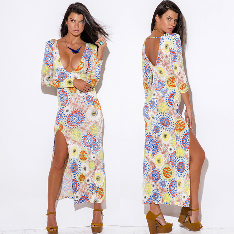 Irregular Hem Long Sleeve Dress Backless Design Front Short Back Long Elegant Evening Wear Wholesale Available