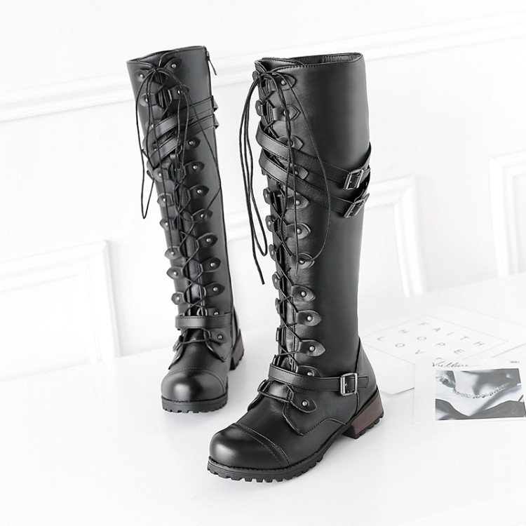 Bottes femme en PU artificiel - Ref 3354698 Image 4