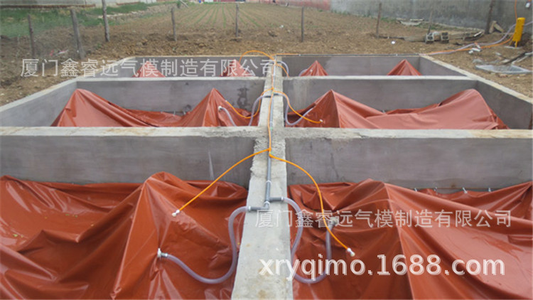 农村养猪场沼气池PVC加厚沼气池工程红泥软体沼气袋鑫睿远