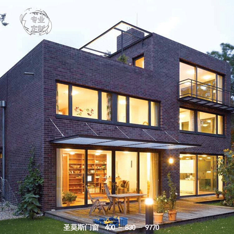 厂家批发铝合金推拉玻璃门 重型室外隔音防风推拉门 阳台门定制款