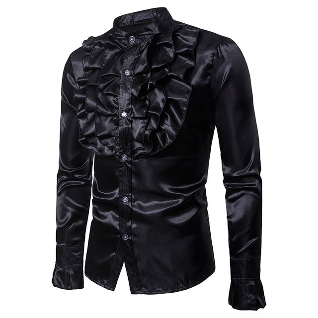 Fashion Design Men’s Autumn and Winter Bosom Flower Show Clothes