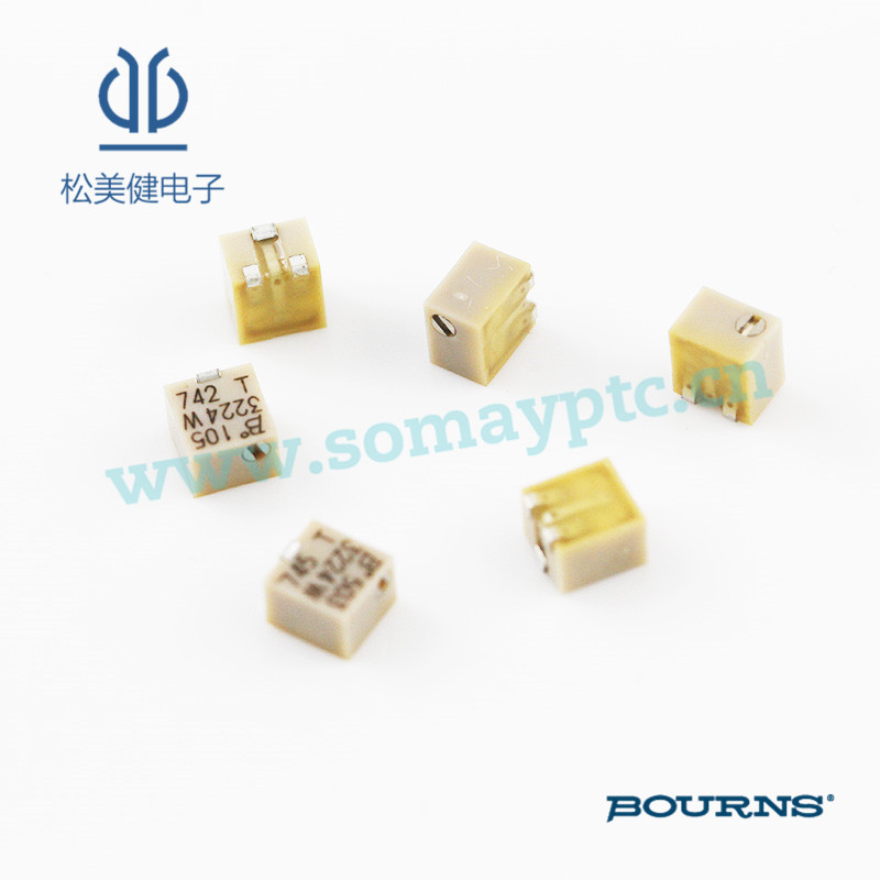 bourns电位器 3224W-1-100E 进口品牌可调电位器 阻值10Ω