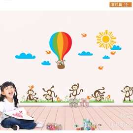 JM7121猴子玩耍  第三代可移除墙贴