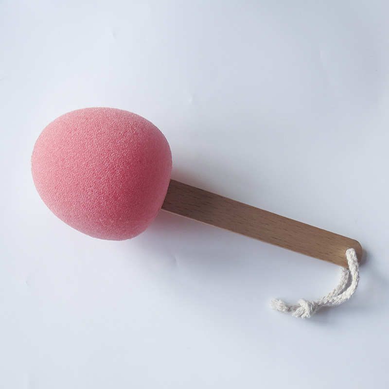 桃子造型洗杯刷海绵清洁刷可爱厨房刷子创意柔软清洁瓶刷批发