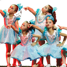 第九届小荷风采二宝来了儿童演出服新款蓬蓬纱裙合唱服舞台表演服