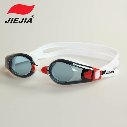 Wholesale supply of Jiejia swimming goggles H100 series, waterproof and fog-proof, flat lenses, large-frame goggles