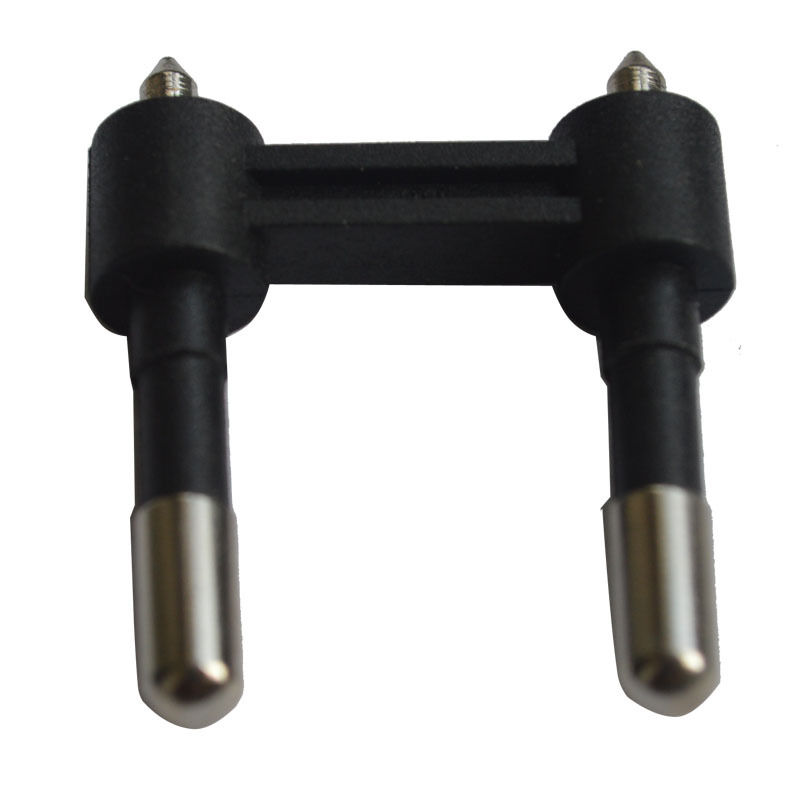 厂家直销欧规电源五金圆插头 台阶5.3高台 VDE 圆插针 充电器插脚