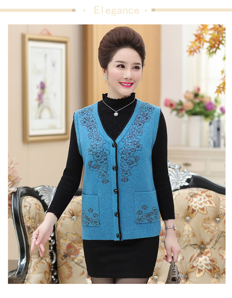 Gilet femme en Mélange de cachemire - Ref 3317963 Image 27