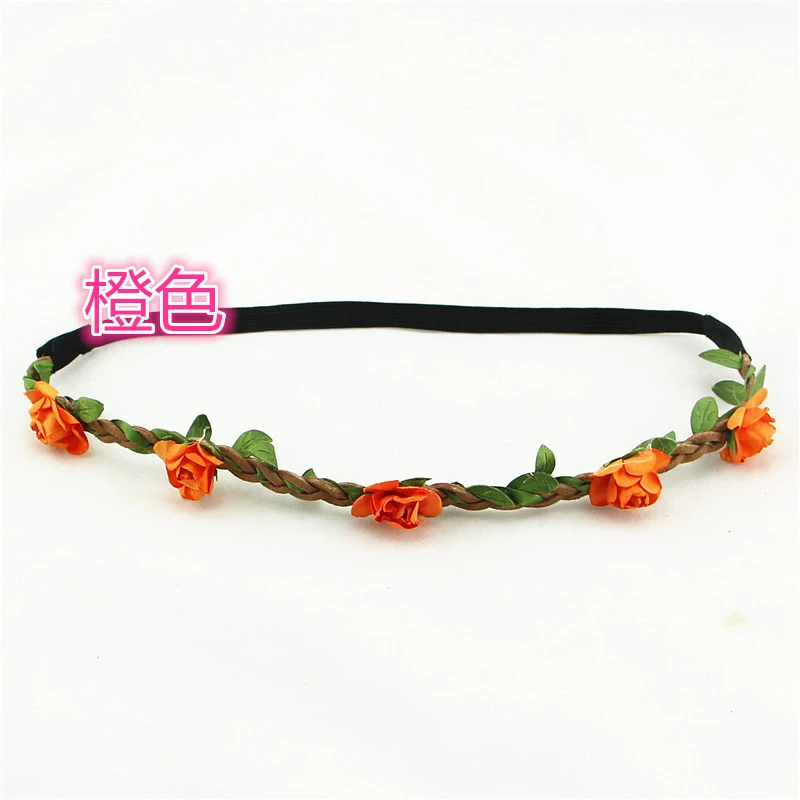 Hair accessory, beach headband for bride, Korean style, boho style, flowered