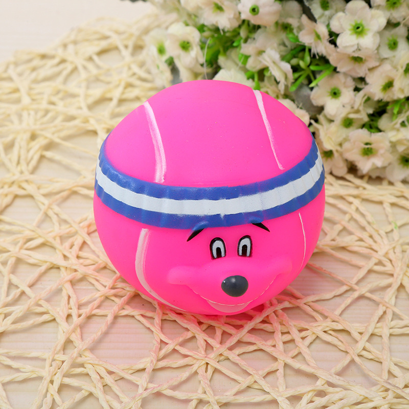 En stock al por mayor perro molar diente limpieza juguete entrenamiento pelota mascota tenis juguete bola mascota perro Bola de juguete