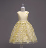 EBay hot girl princess dresses and dress petals with sleeveless bow tie dresses and baby skirts