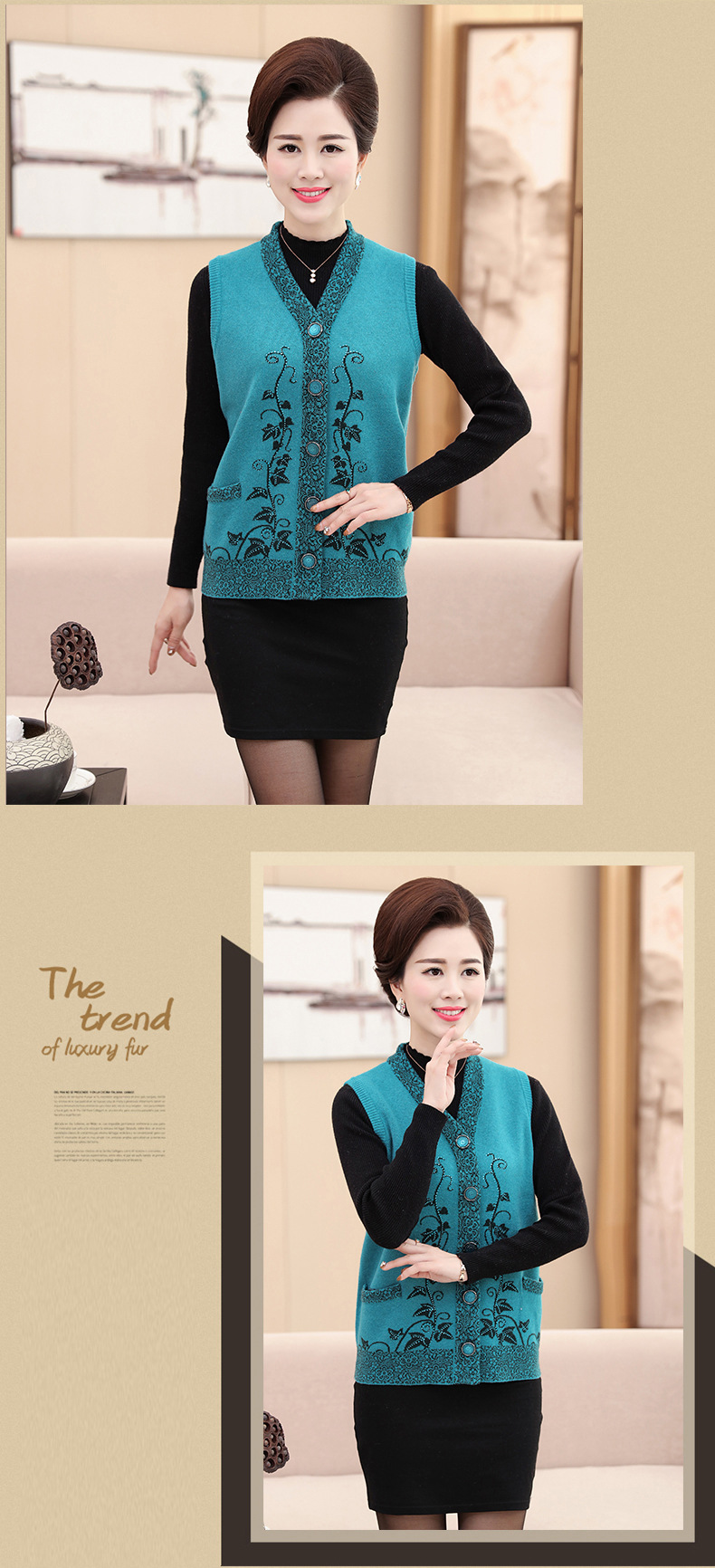 Gilet femme en Tricot - Ref 3317299 Image 27